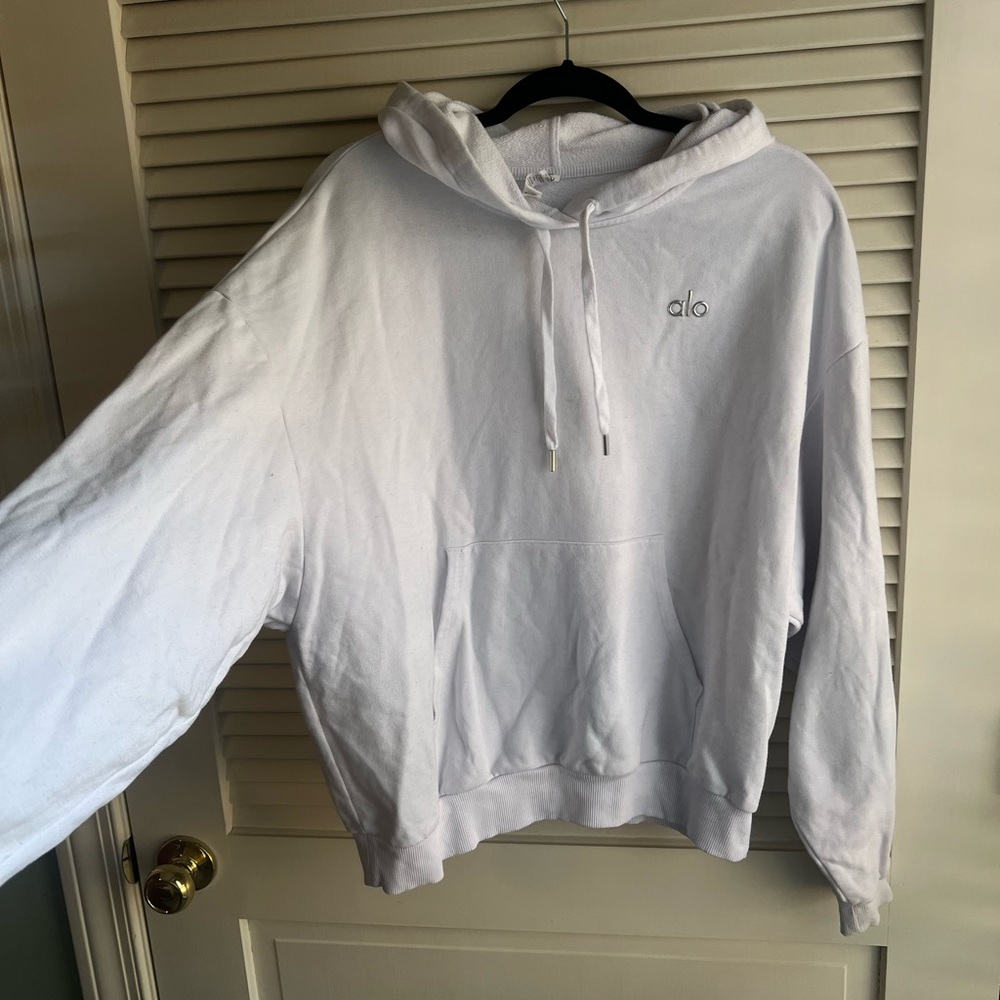 ALO Accolade White Hoodie